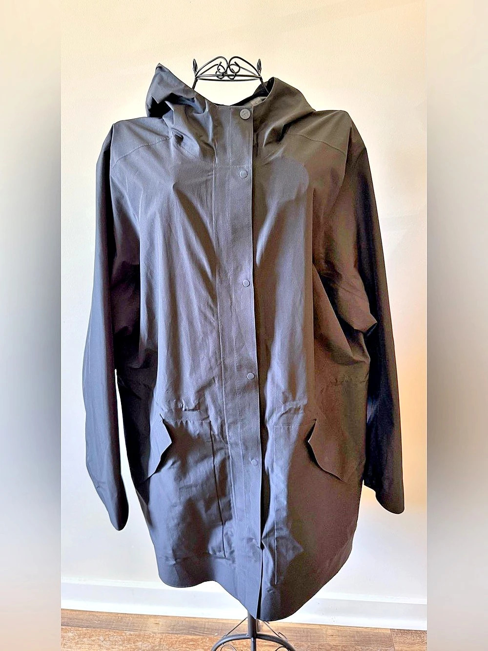 REI Co-op - Pike Street Waterproof Trench Coat - XL - Black